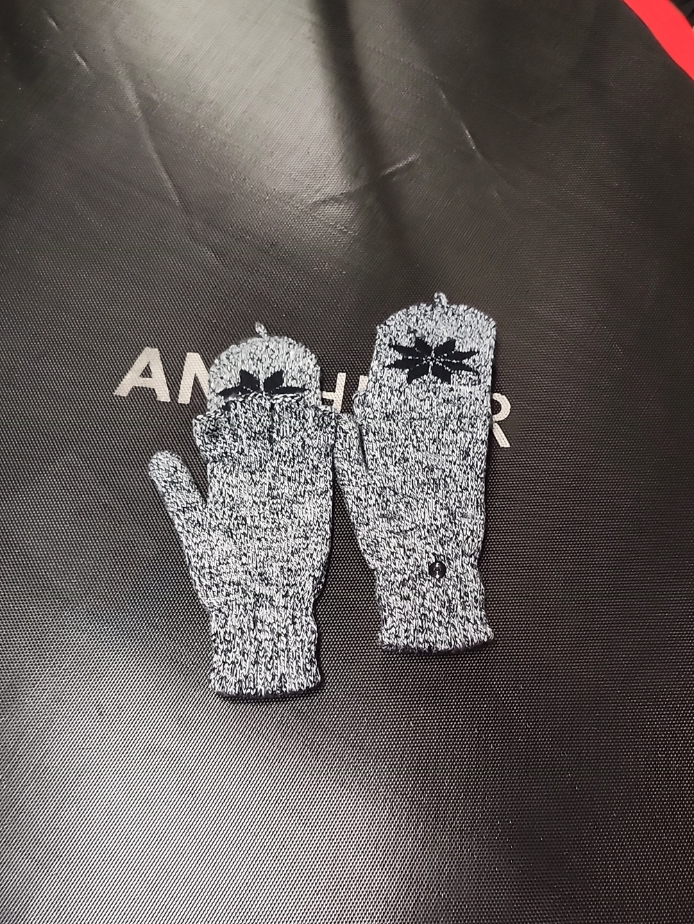 Pugs fingerless Gloves W/ Foldover Mittens #10